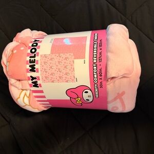 Serenity Comfort Reversible Throw Blanket - Pink